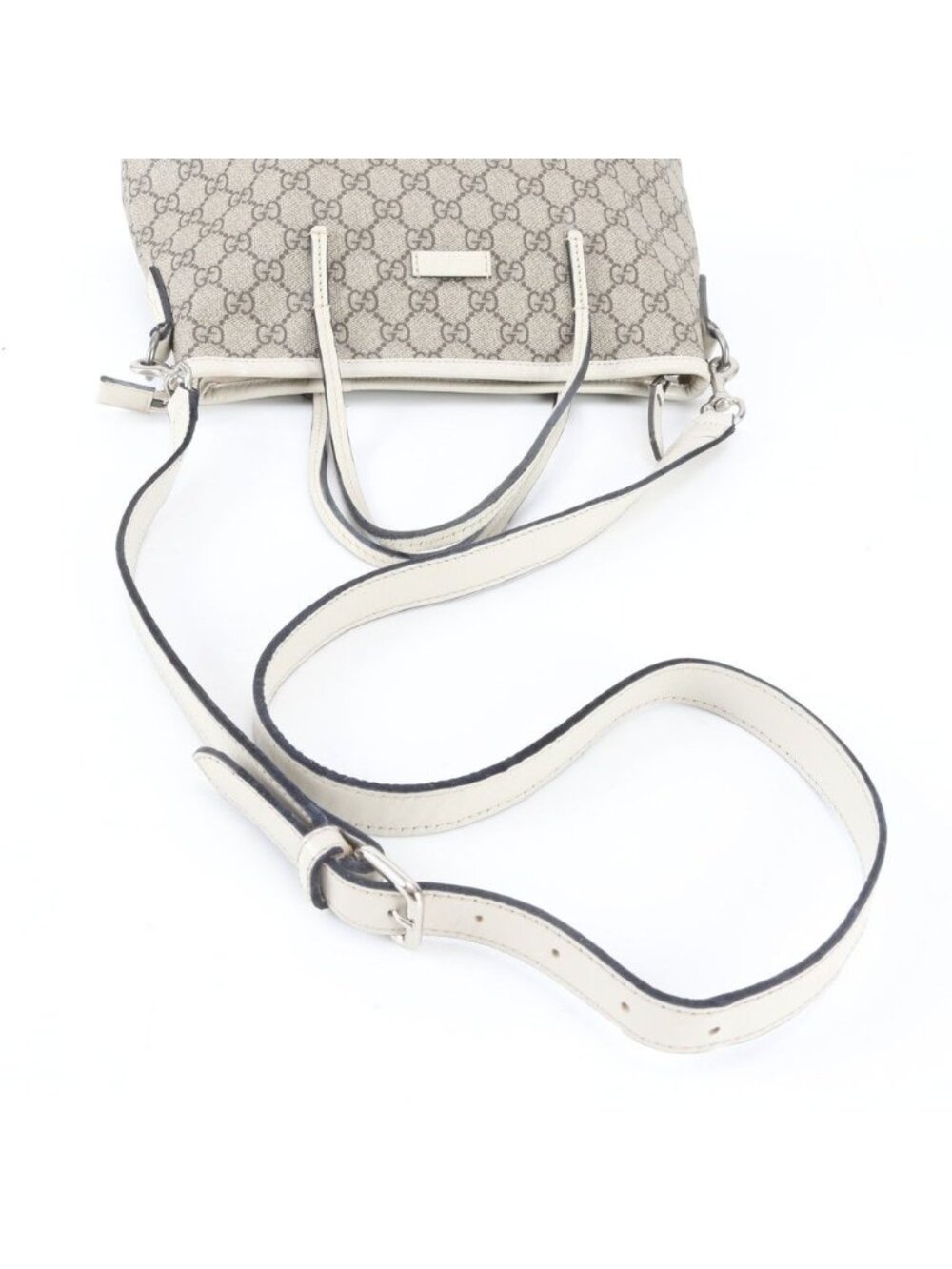 Gucci GG Supreme Leather 2-Way Shoulder Bag Crossbody Hand - Picture 4 of 10